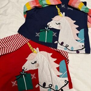 Holiday unicorn dresses